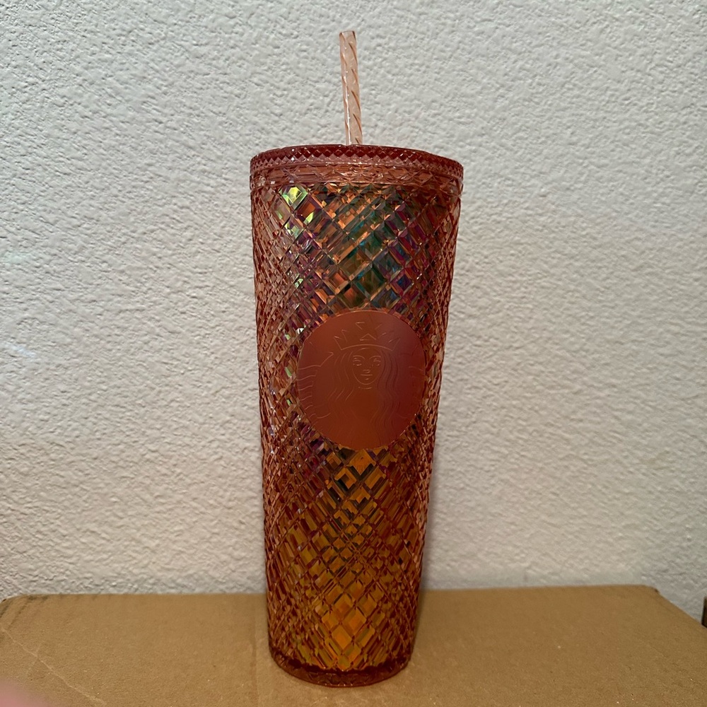 Starbucks- Rose Gold Jeweled cold cup